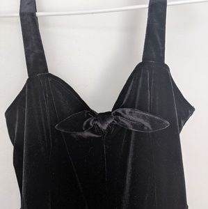 Abercrombie & Fitch Velvet Black Jumpsuit